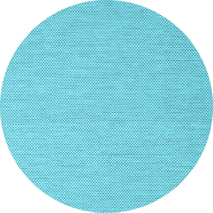 Round Machine Washable Abstract Light Blue Contemporary Rug, wshcon2149lblu