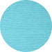 Round Machine Washable Abstract Light Blue Contemporary Rug, wshcon2149lblu