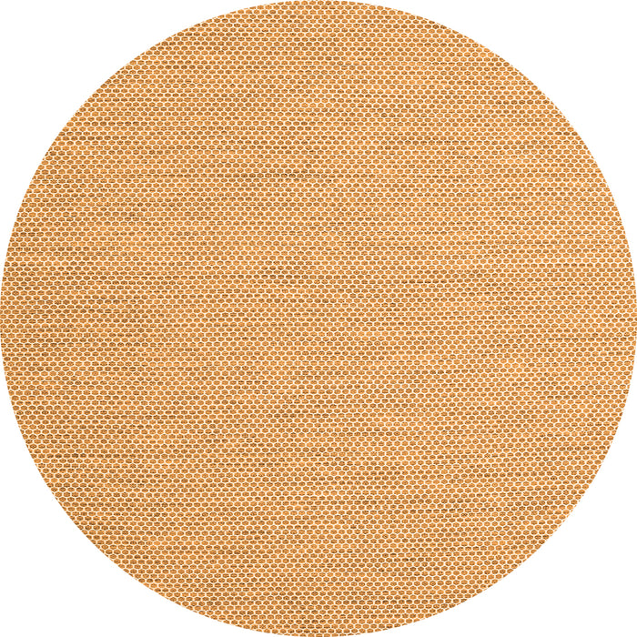 Square Abstract Orange Contemporary Rug, con2149org