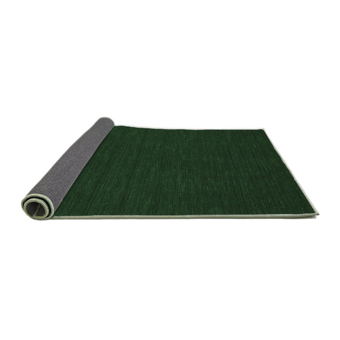 Sideview of Abstract Emerald Green Contemporary Rug, con214emgrn