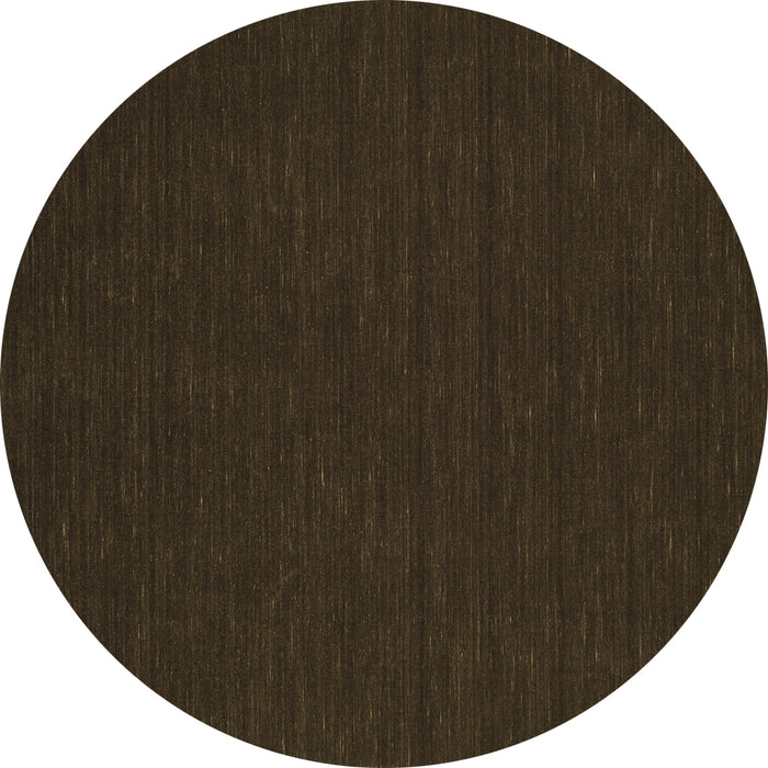 Round Machine Washable Abstract Brown Contemporary Rug, wshcon214brn