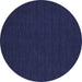 Round Machine Washable Abstract Blue Contemporary Rug, wshcon214blu