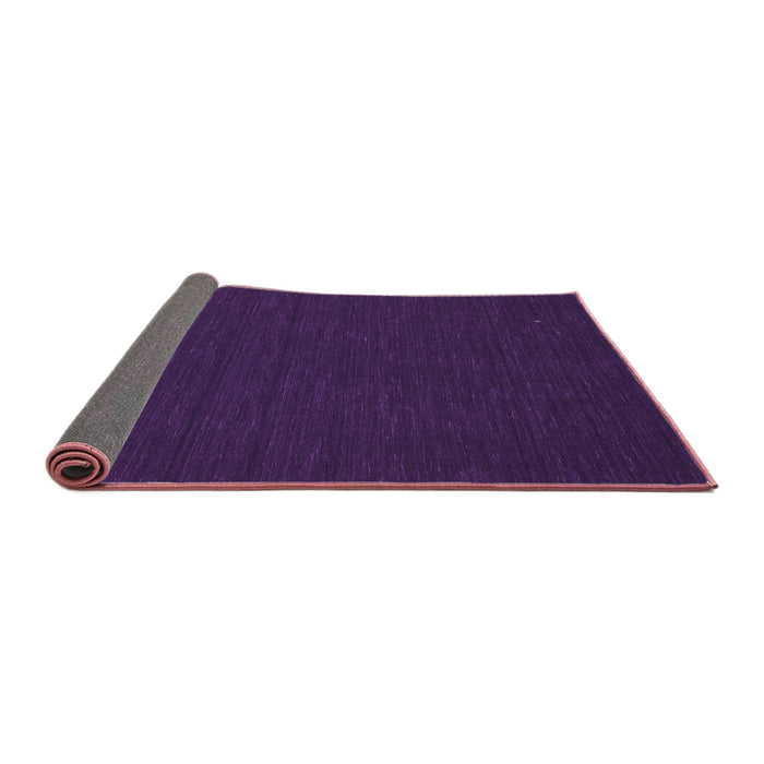 Sideview of Abstract Purple Contemporary Rug, con214pur