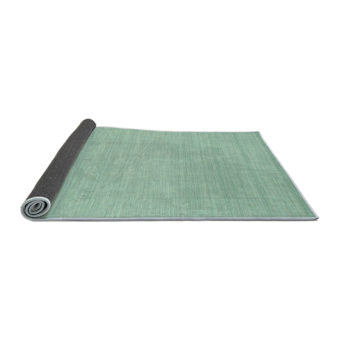 Thickness of Contemporary Blue Green Modern Rug, con215