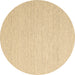 Round Abstract Brown Contemporary Rug, con2150brn