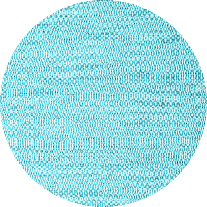 Round Machine Washable Abstract Light Blue Contemporary Rug, wshcon2150lblu