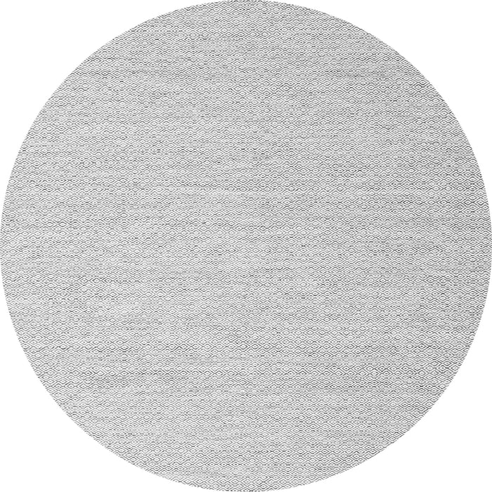 Square Abstract Gray Contemporary Rug, con2150gry