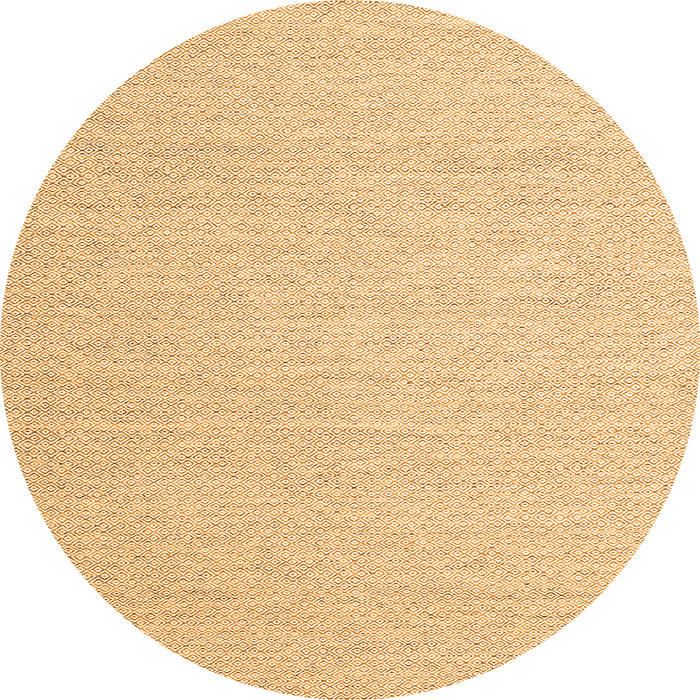 Square Abstract Orange Contemporary Rug, con2150org