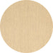 Round Machine Washable Solid Brown Modern Rug, wshcon2151brn