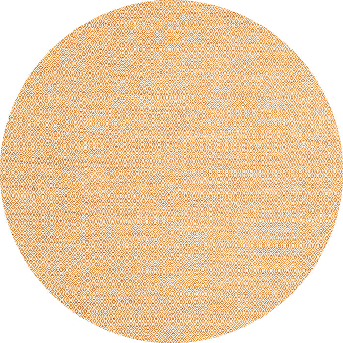 Square Solid Orange Modern Rug, con2151org