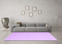 Machine Washable Abstract Purple Contemporary Area Rugs in a Living Room, wshcon2152pur