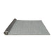 Thickness of Contemporary Platinum Silver Gray Modern Rug, con2153