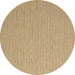 Round Abstract Brown Contemporary Rug, con2153brn