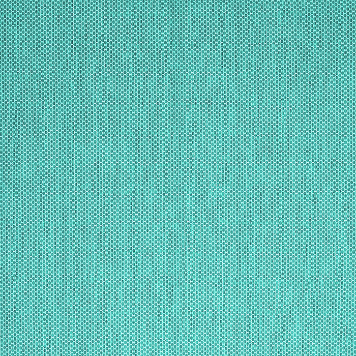 Square Abstract Turquoise Contemporary Rug, con2153turq
