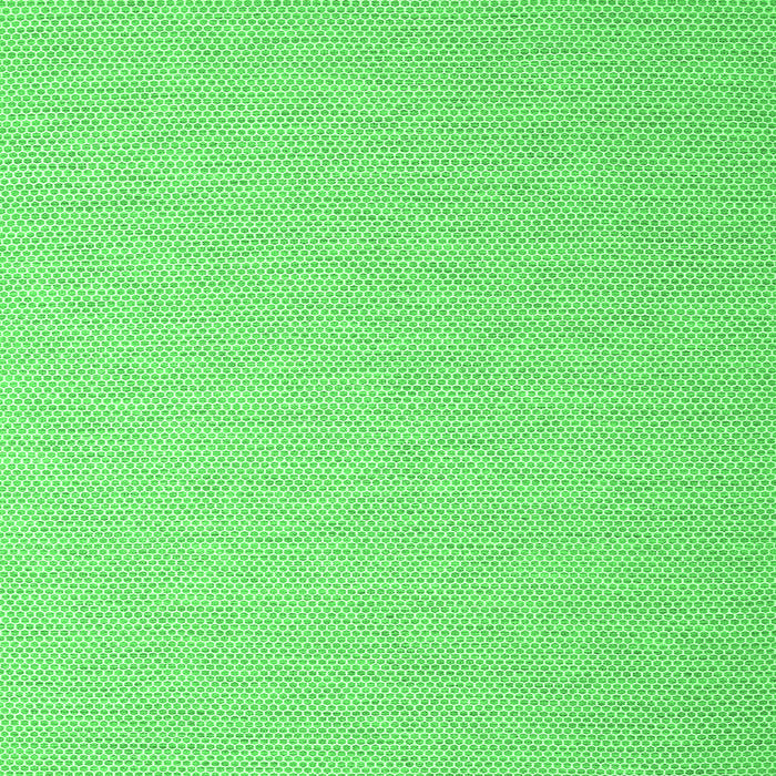 Round Machine Washable Abstract Green Contemporary Area Rugs, wshcon2154grn