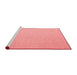 Contemporary Red Washable Rugs