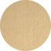 Round Abstract Brown Contemporary Rug, con2155brn