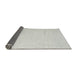 Thickness of Contemporary Dark Gray Modern Rug, con2156