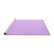 Sideview of Machine Washable Abstract Purple Contemporary Area Rugs, wshcon2156pur