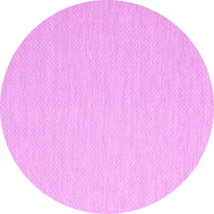 Round Abstract Pink Contemporary Rug, con2156pnk