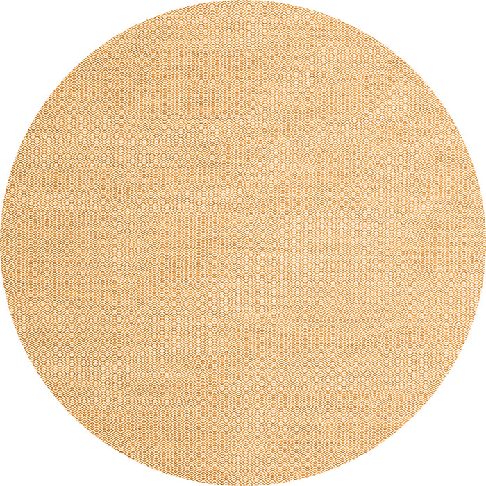 Square Abstract Orange Contemporary Rug, con2156org