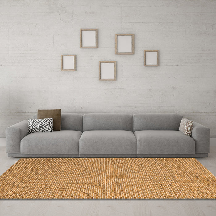 Machine Washable Abstract Orange Contemporary Area Rugs in a Living Room, wshcon2157org