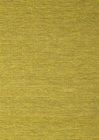 Abstract Yellow Contemporary Rug, con2157yw