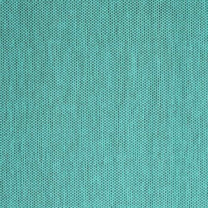 Square Abstract Turquoise Contemporary Rug, con2157turq