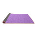 Sideview of Abstract Purple Contemporary Rug, con2157pur