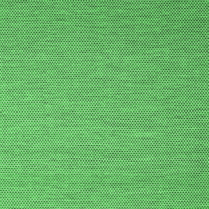 Serging Thickness of Abstract Green Contemporary Rug, con2157grn