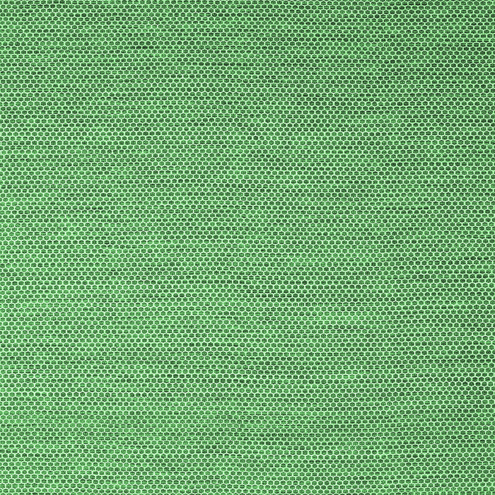 Square Abstract Emerald Green Contemporary Rug, con2157emgrn