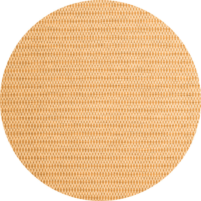 Square Solid Orange Modern Rug, con2158org