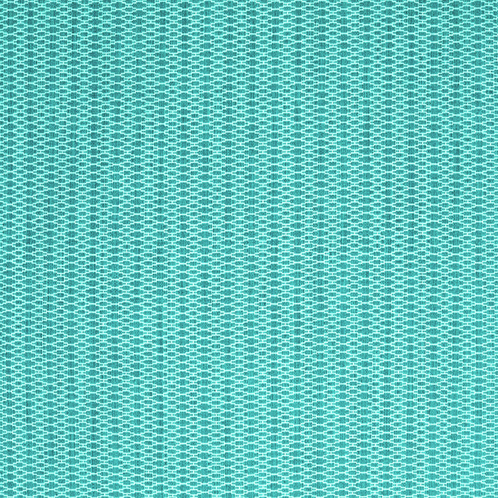 Square Abstract Turquoise Contemporary Rug, con2159turq
