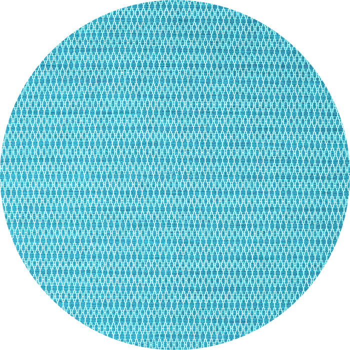Round Machine Washable Abstract Light Blue Contemporary Rug, wshcon2159lblu