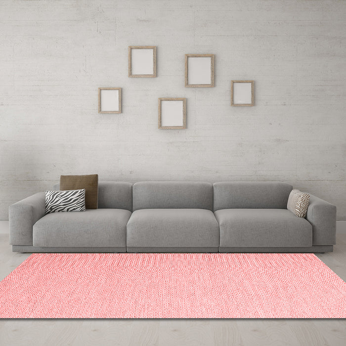 Modern Red Washable Rugs