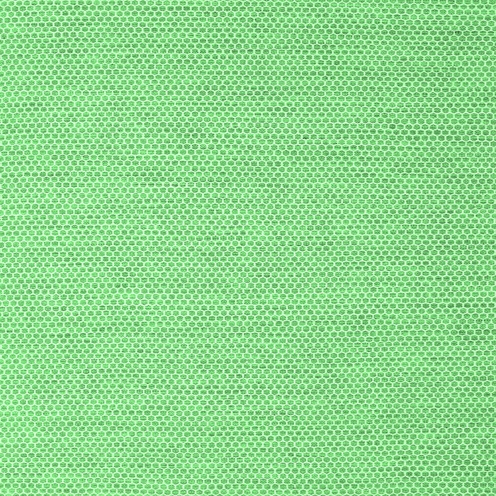 Square Abstract Emerald Green Contemporary Rug, con2161emgrn