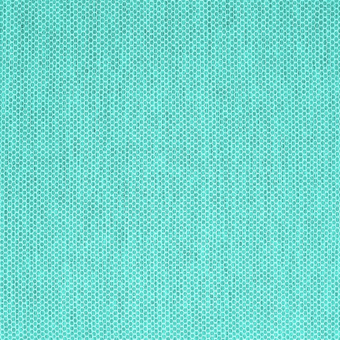 Square Abstract Turquoise Contemporary Rug, con2161turq