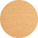 Square Abstract Orange Contemporary Rug, con2161org