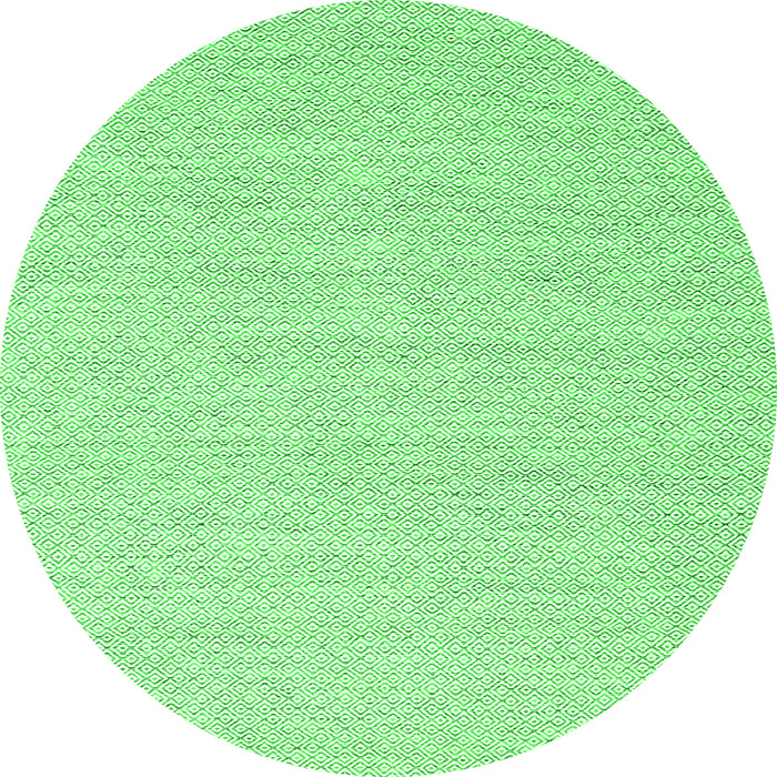 Square Abstract Green Contemporary Rug, con2163grn