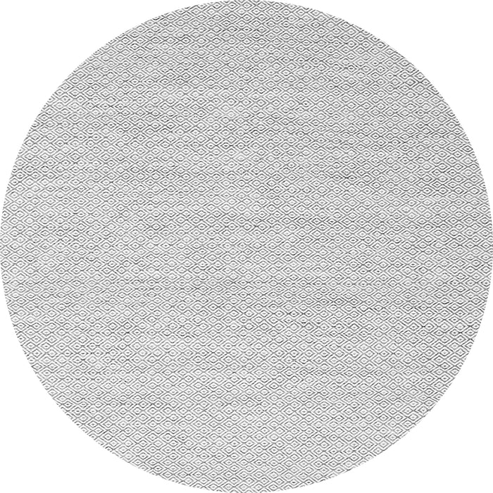 Square Abstract Gray Contemporary Rug, con2163gry