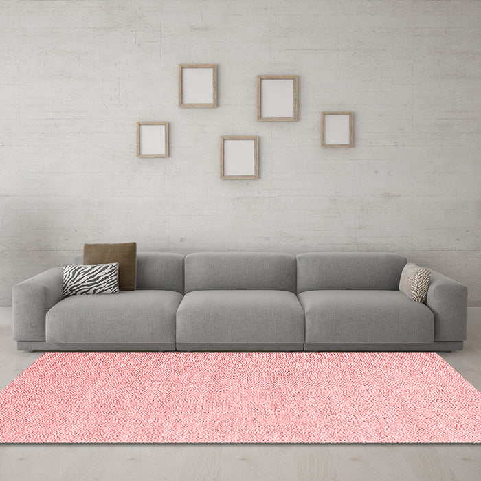 Contemporary Red Washable Rugs