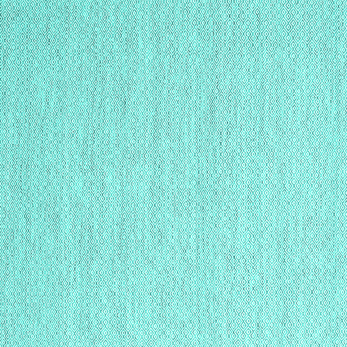 Square Machine Washable Abstract Turquoise Contemporary Area Rugs, wshcon2163turq