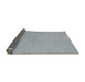 Thickness of Contemporary Platinum Silver Gray Modern Rug, con2164