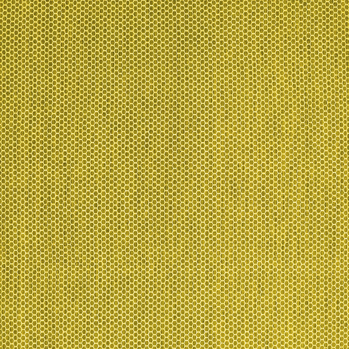 Square Abstract Yellow Contemporary Rug, con2164yw