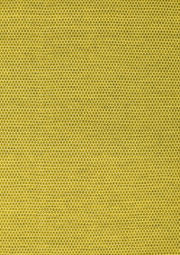 Abstract Yellow Contemporary Rug, con2164yw