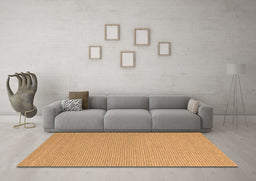 Machine Washable Abstract Orange Contemporary Area Rugs in a Living Room, wshcon2164org