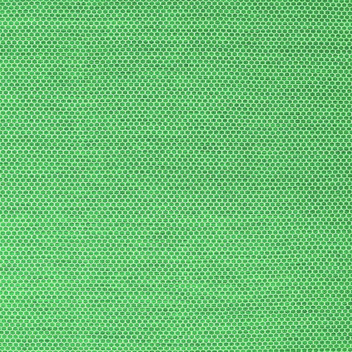 Serging Thickness of Abstract Green Contemporary Rug, con2164grn