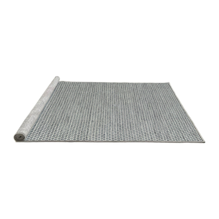 Serging Thickness of Machine Washable Contemporary Grey Gray Rug, wshcon2165