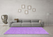 Machine Washable Abstract Purple Contemporary Area Rugs in a Living Room, wshcon2165pur