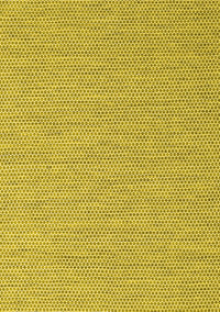 Abstract Yellow Contemporary Rug, con2165yw